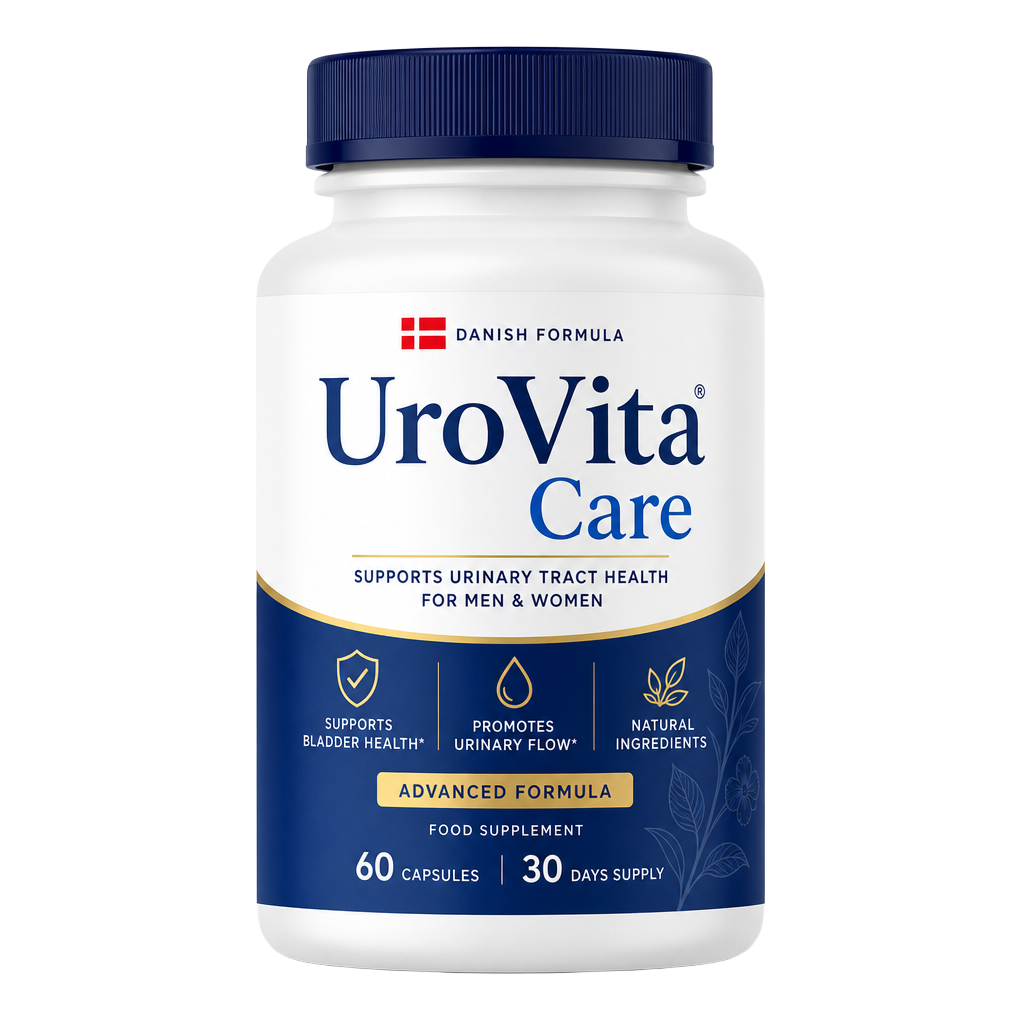 UroVita Care Capsules bottle sold in Denmark